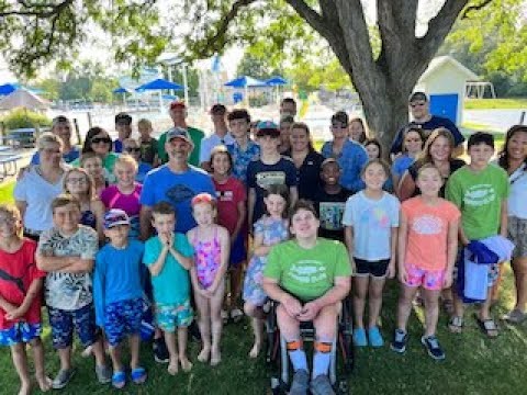 Group photo from a Rising Tides Project fishing season highlight video